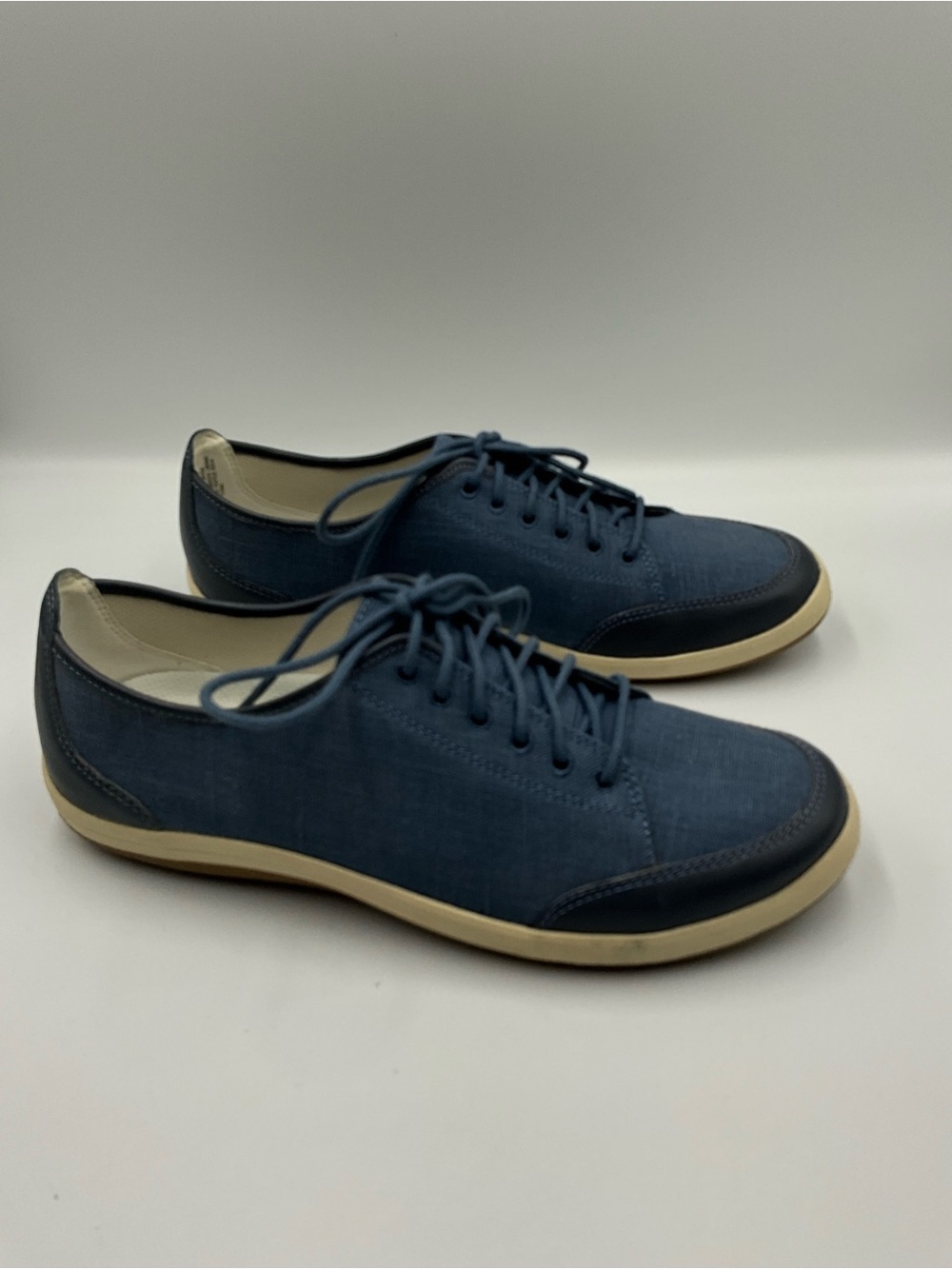 Umberto Raffini Sneakers Size 9.5 (40) Navy Blue Lace-Up Casual Sneakers
